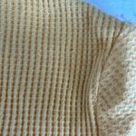 SO  waffle knit ringer tee embroidered daisies Photo 3