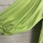 Young Fabulous and Broke YFB linen blend shirt dress lime green size XS chic Photo 6