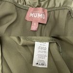 Show Me Your Mumu Verona Cowl Dress in Moss Green Luxe Satin size Small Photo 4