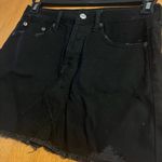 American Eagle  Black Jean Skirt Photo 2