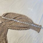 NWT Byinns szL flowery tiered skirt puffy sleeve gathered bodice open back dress Brown Size L Photo 10