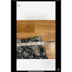 Abercrombie & Fitch  Floral Mini Skirt Womens Size M Black‎ Beige Photo 2