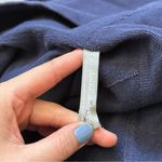 Women’s Medium Hanna Andersson Navy Hooded Full Zip Jacket Made in Peru Blue Photo 2