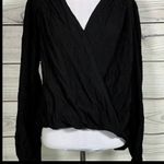 Free People Check On It Draped Wrap Balloon Sleeve OB1076865 BNWTS $78.00 XS Photo 4