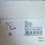 Schutz ‎ Deri Heel Sandal Vibrant Bright Pink Leather Size 7.5 Party Bachelorette Photo 4