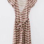 BCBGeneration Henna Striped Wrap Dress Photo 3