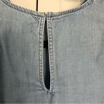 ZARA Woman Premium Denim Collection Chambray Bell Sleeve Size M Photo 8