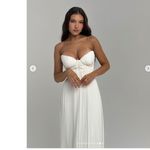 House Of CB  M D-DD 'Amorata' Ivory Pleated Maxi Dress NWOT Photo 12