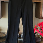 Liz & Co Black Dress Pants Womens 6 Petite Straight Leg Trousers Size 6P Photo 0