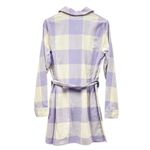 Sanctuary Brushed Plaid Shirtdress with Waist Tie in Wisteria Check size M NWT Photo 2