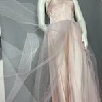 Vintage Prom Dress Strapless Wounded Bird Pink Tulle Susie Q Halloween Costume Size XXS Photo 4