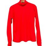 Roffe Skiwear Vintage Women’s M Bright Orange Long Sleeve Turtleneck Top Shirt Size M Photo 0