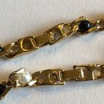 Gold Tone & White Black Ball Necklace & Bracelet Set Photo 9