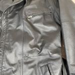 Vintage Wilson's Women's Mid Length Leather Waist Tie‎ Jacket Size L Moto Black Size L Photo 7