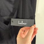 Lulus NWT Lulu’s All For The Romance Black Backless Mermaid Maxi Dress Small Photo 6