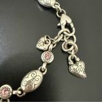 Brighton Retired Power Of Pink Breast Cancer Love Heals Heart Charm Bracelet 26g Photo 15