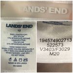 Lands' End Lands’ End Swim Dress Wrap Top Skirt Yellow Tropical Floral Women’s Size 12 Photo 13