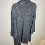 Soft Surroundings Blue Marled Knit Open Front Cardigan Sweater Women's Large Photo 3