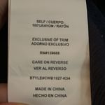 Coco + Jaimeson  Womens Blue Gauze Embroidered Kimono Blouse‎ Large NWT Buckle Photo 10