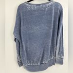 Michael Stars  worn in faded peeled 100% cotton lounge sweatshirt size small Photo 9
