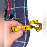 Vera Bradley  Velvet Scottie Dog Blue Red Quilt Plaid Tote Christmas Bag Holiday Photo 10