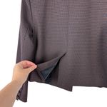 House Of Harlow Plaid Cropped Blazer Brown Sz XS Photo 6