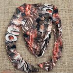 Edgy Long sleeve Mesh Shirt with Cutouts Medium Black Photo 7