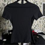 SKIMS ‎ Cotton Jersey T-Shirt | Soot NWT T shirt black short sleeve Photo 3