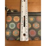 Dooney & Bourke Y2K  Wristlet Multicolor Circle Stamp Medallion Logo Design Photo 11