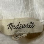Madewell Women's White Short Sleeve Pocket Cotton Button Up Shirt Top Size XS Photo 2