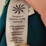 Athleta  Womens Alacrity Green Half Zip Pullover‎ Large Photo 4