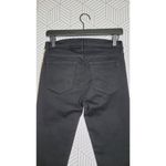 Black Orchid  Black Noah Ankle Fray Skinny Jeans w/ Gold Racer Stripes Photo 5