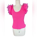 Dolan tulle sleeve tank pink size small‎ Photo 1