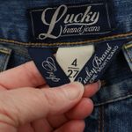 Lucky Brand Zoe Bermuda Shorts Womens Jorts Distressed Cuffed Denim Size 2 /27 Photo 2