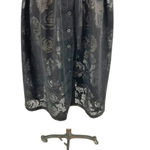 Kurt Lyle Malia Dress Black Lace Puff Sleeve Button Front Size Small Photo 6