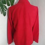 Christopher & Banks  Red Button Blouse Top Photo 3