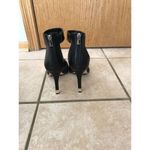 Calvin Klein Womens  Tanda Matte Snake Cow Kans Black Size 10 Photo 2