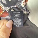 Theory Victoria Cap Sleeve Floral Print Belted Mini Dress Mock Neck Size 6 Photo 5