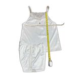 Women Pajama Set Cami Short White Satin Small Sleepwear Bridal Photo 5