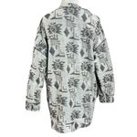 Vintage 80s Contempo Casuals Aztec Southwestern Oversized V Neck Cardigan Small Gray Photo 3