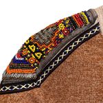 DAY trip Heathered Tan Boho Beaded Sweatshirt XS Photo 2