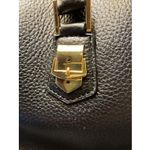 Ralph Lauren Lauren  Women’s Black Pebbled Leather Handbag Purse Tote Photo 8