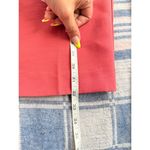 ZARA  Trousers High Waist Straight Leg Coral Pink Pants Size S‎ Photo 3