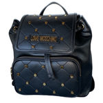 Love moschino  Black Studded Cinch ‎ Backpack Photo 0