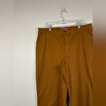 Garnet Hill Burned Orange Cropped Wide Leg Chinos Pants Women’s Sz 18 Photo 3