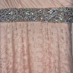 My Michelle  Pink Sweetheart Lace Gown – Size 5 Photo 1