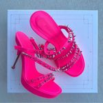 Alexander McQueen Platform Studded Strappy Sandals Metallic Pink EU 36 NWT $950 Photo 8