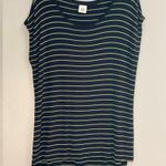 CAbi  Navy Striped Comfy Oversized Preppy Women's Top Photo 4