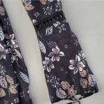 Nicole Miller N/Nicholas Floral Print Knee-Length Lace Insert Mini Dress Size 0 Photo 3