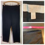 Talbots  Black Career Heritage Pants Womens‎ Petites 12P Straight Leg Side Zip Photo 1